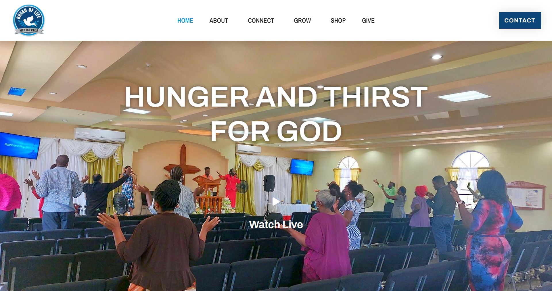Bread of Life Ministries Website Design